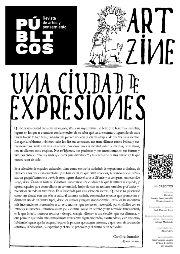 Portada del artzine de Revista Públicos